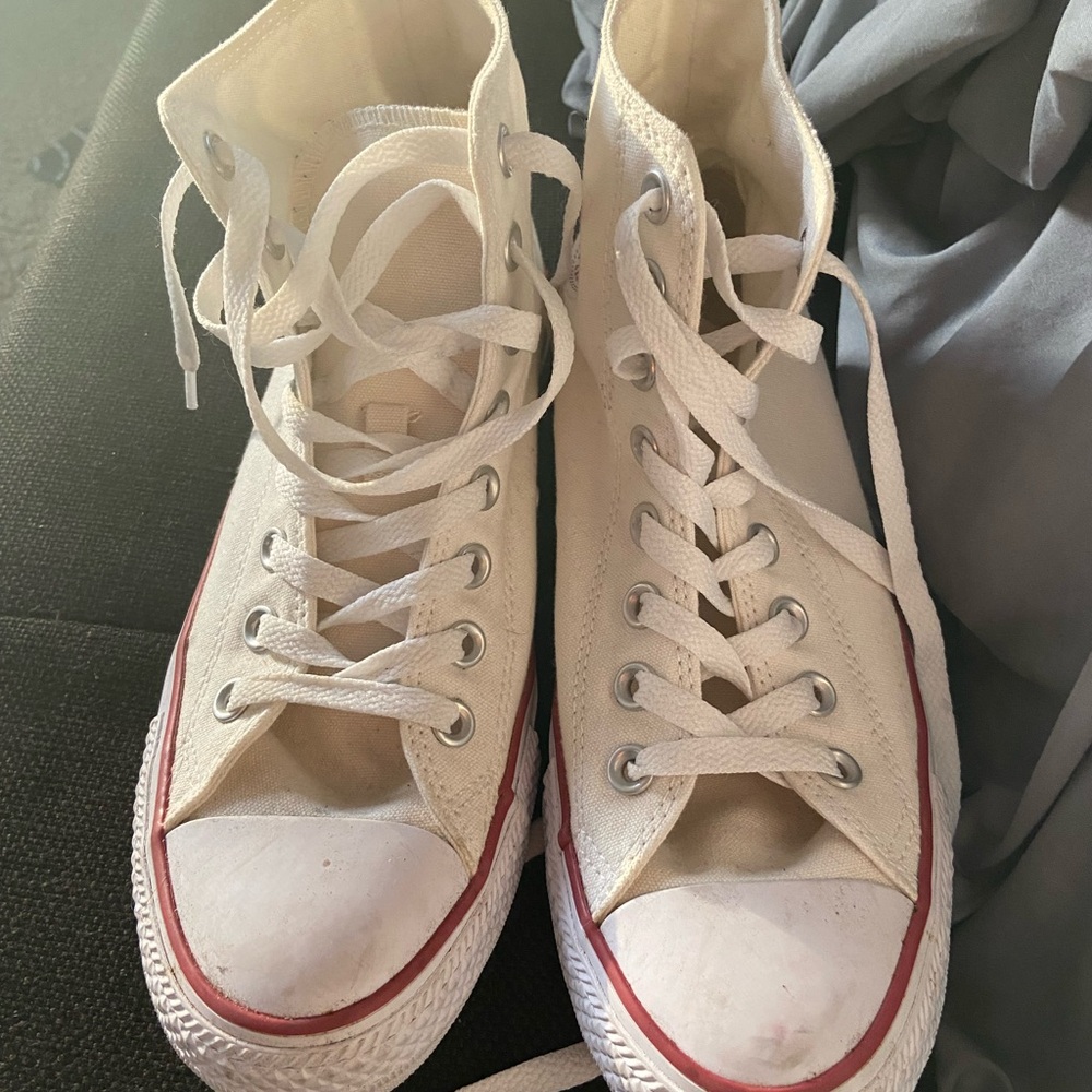 High Top white converse
